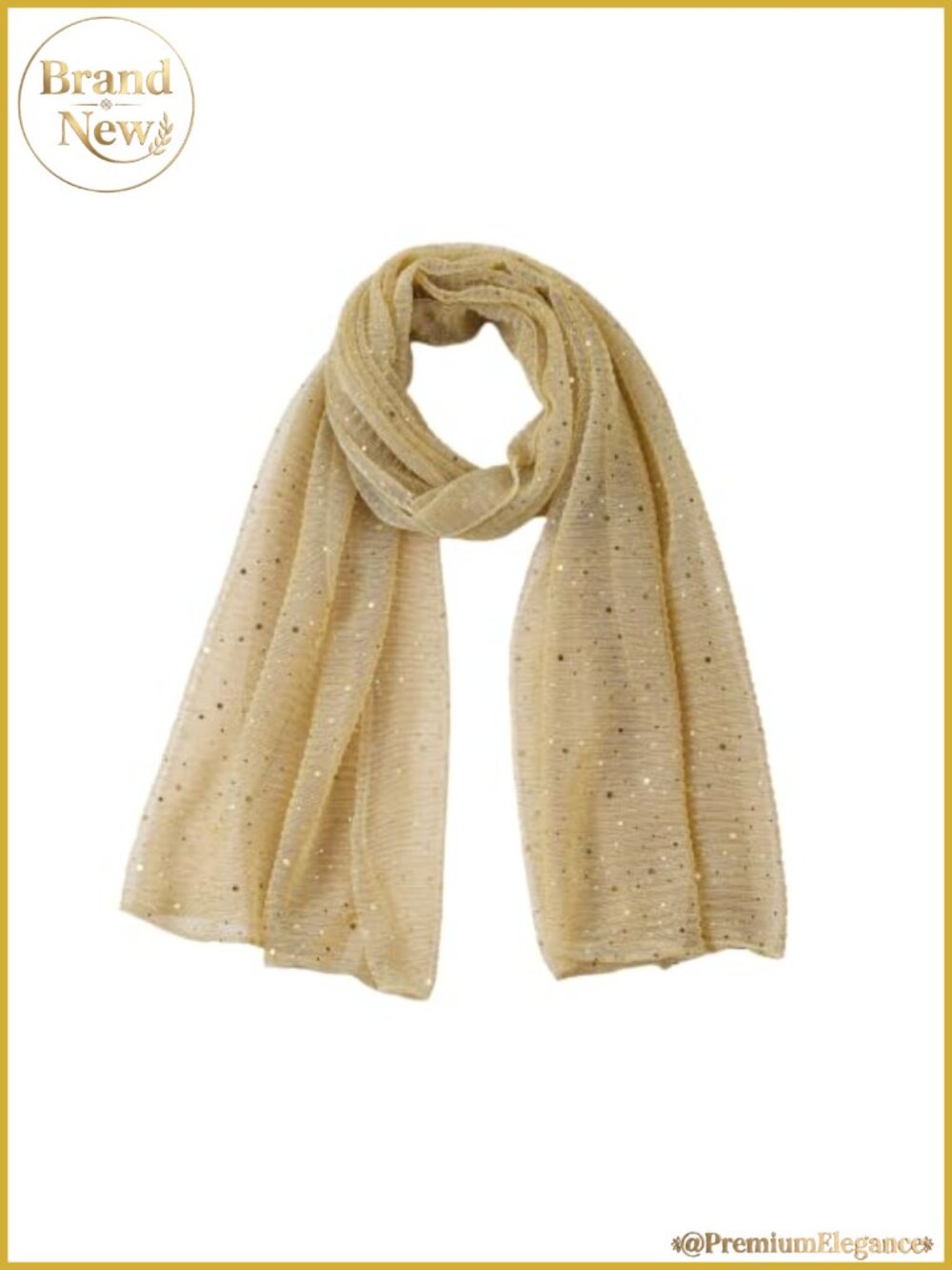 Sequin Scarf Shawl Wrap Sparkly Lightweight Polyester for Party Dresses